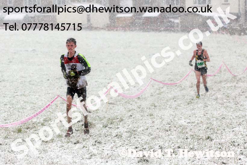 Mens under-20s North Eastern Cross Country, Sedgefield, County Durham. Photo: David T. Hewitson/Sports for All Pics
